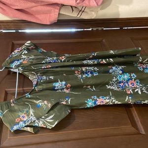 Terra and sky green short sleeve